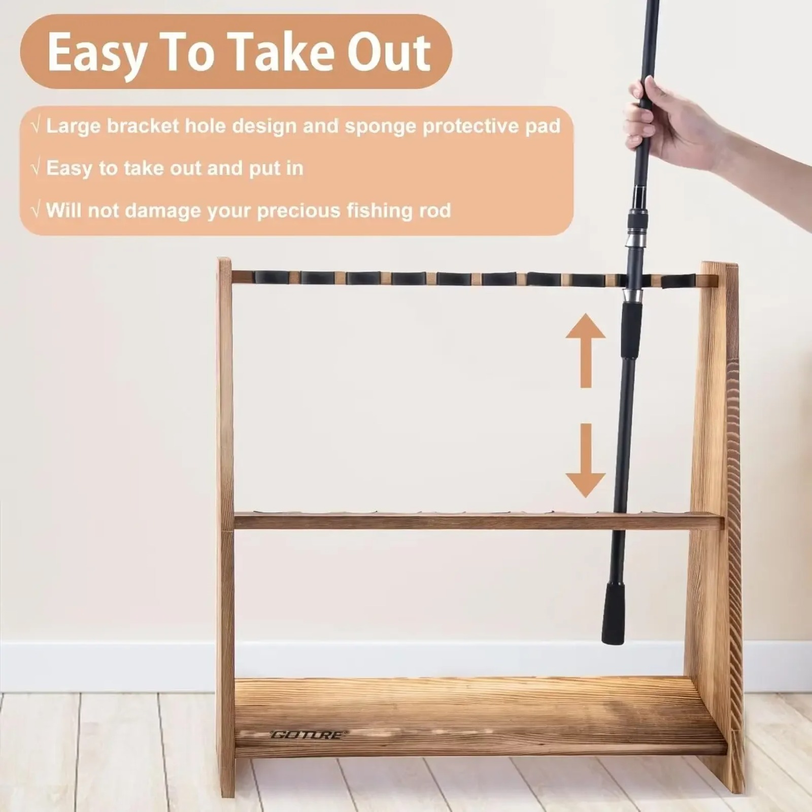 Suporte para Varas de Pesca em - Fishing Equipment Holder avaliação e preço