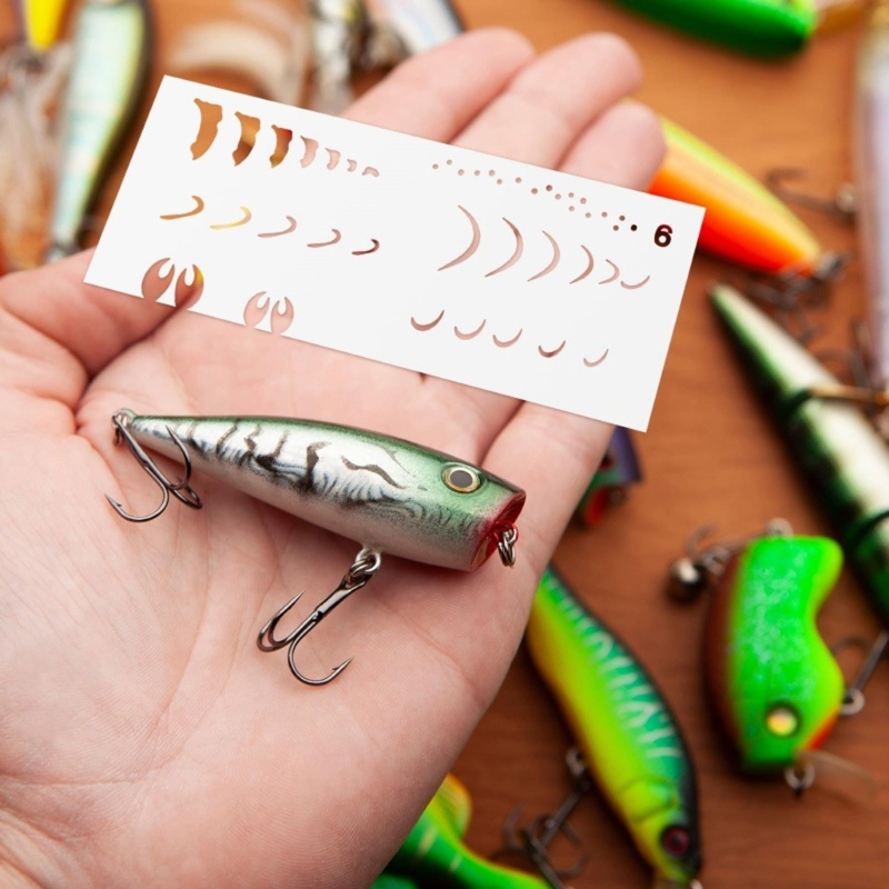 6 peças modelos pintura isca p - Fishing Equipment Gear avaliação e preço