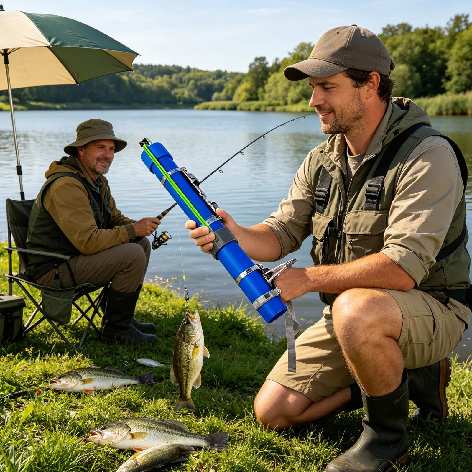 Vara de Pesca com Catapulta e  - Fishing Equipment Bait avaliação e preço